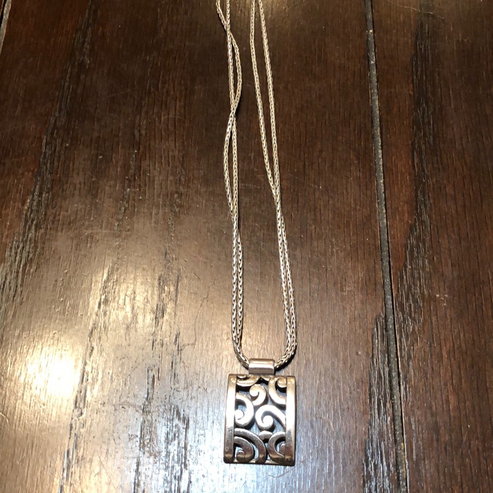 Brighton silver pendant necklace